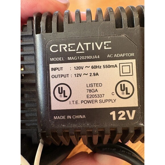 Creative labs Wired Volume Control Pod & 12V Power Adaptor Inspire SBS Speaker S - Picture 4 of 4
